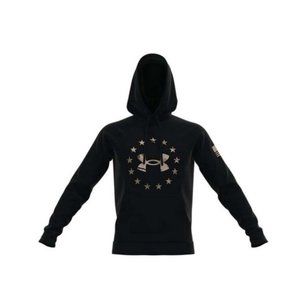Under Armour Mens M Freedom Fleece Loose Fit Hoodie Sweatshirt Camo Star Logo